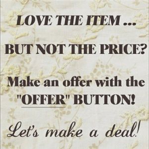 All reasonable offers will be accepted✨💫🌹